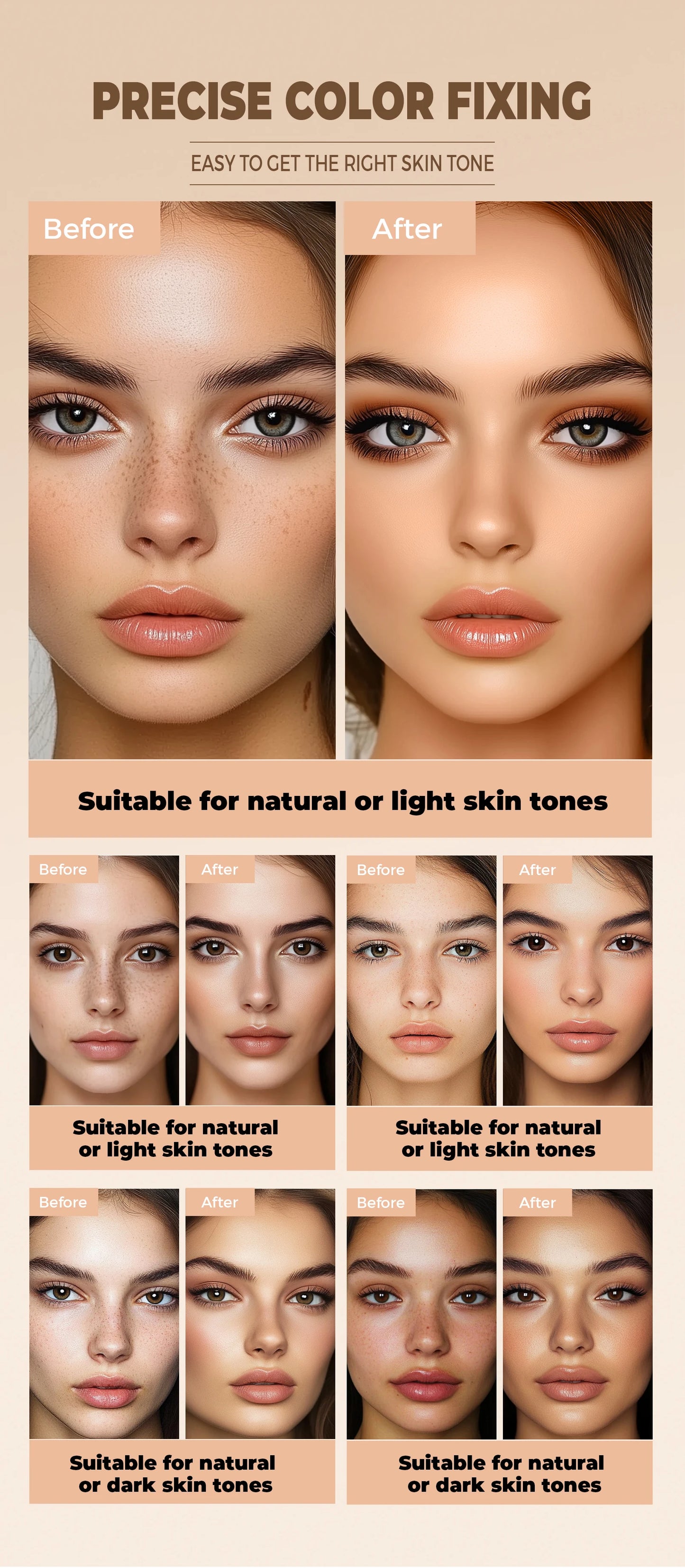 Hydrating Eye Brightening Concealer&Contour Cream