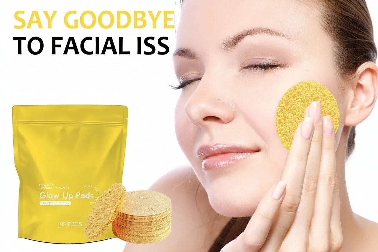 Turmeric Cleansing Pad Deeply Cleanses Skin, Removes Dirt, Controls Oil and Softens Exfoliated, Tender Skin