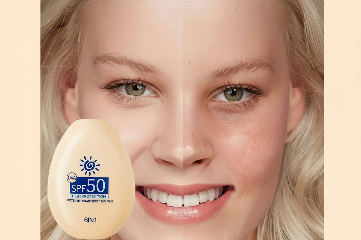 Sunscreen SPF 50 Face Body Isolation Female Sunscreen lotion 100ml Summer Outdoor liquid foundation Moisturizing Cream