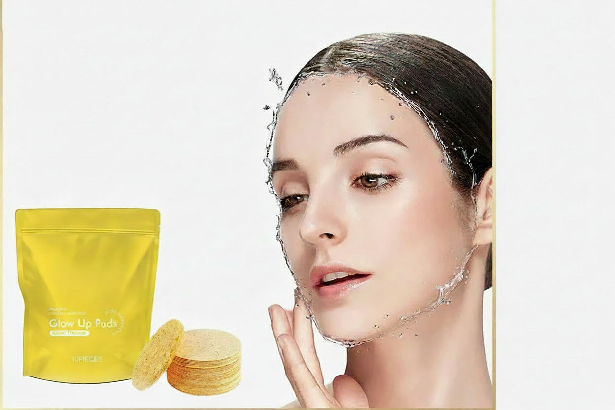 Turmeric Cleansing Pad Deeply Cleanses Skin, Removes Dirt, Controls Oil and Softens Exfoliated, Tender Skin