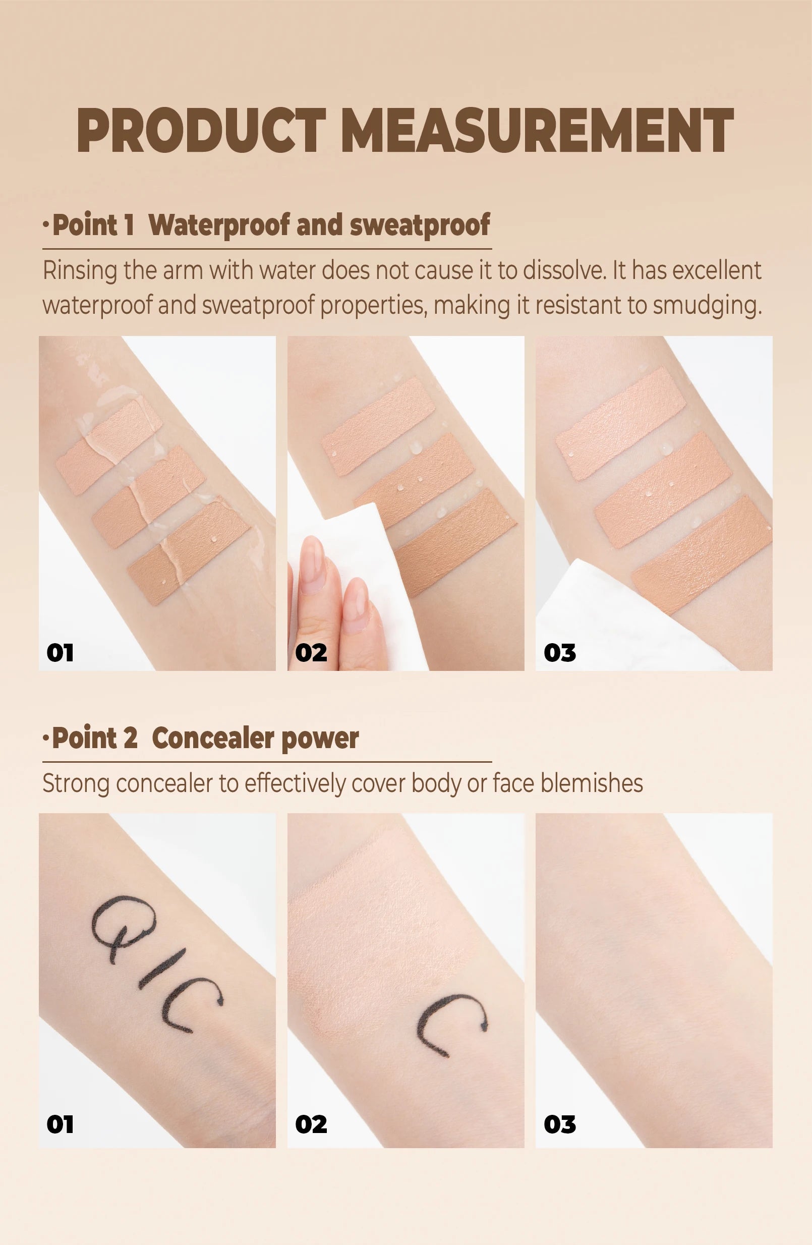Hydrating Eye Brightening Concealer&Contour Cream
