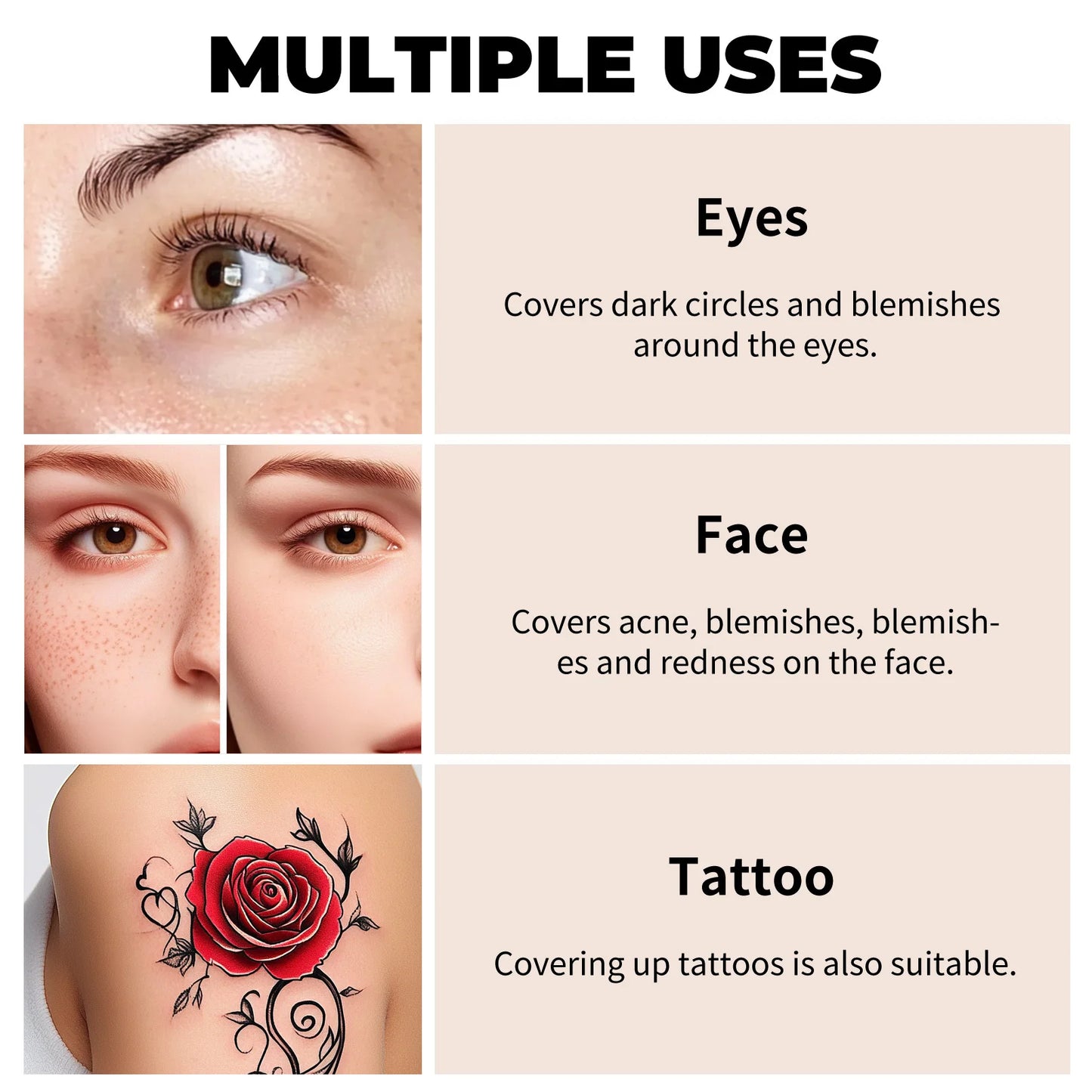 Hydrating Eye Brightening Concealer&Contour Cream