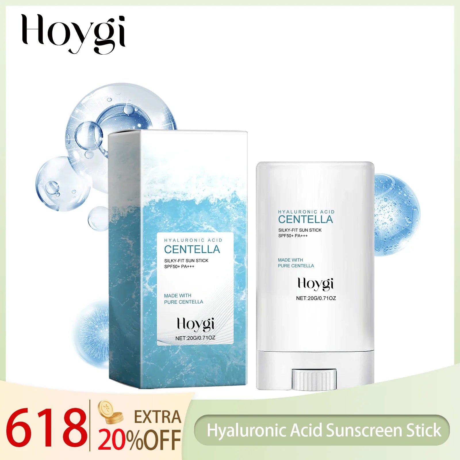 Hoygi Hyaluronic Acid Sunscreen Stick Broad Spectrum