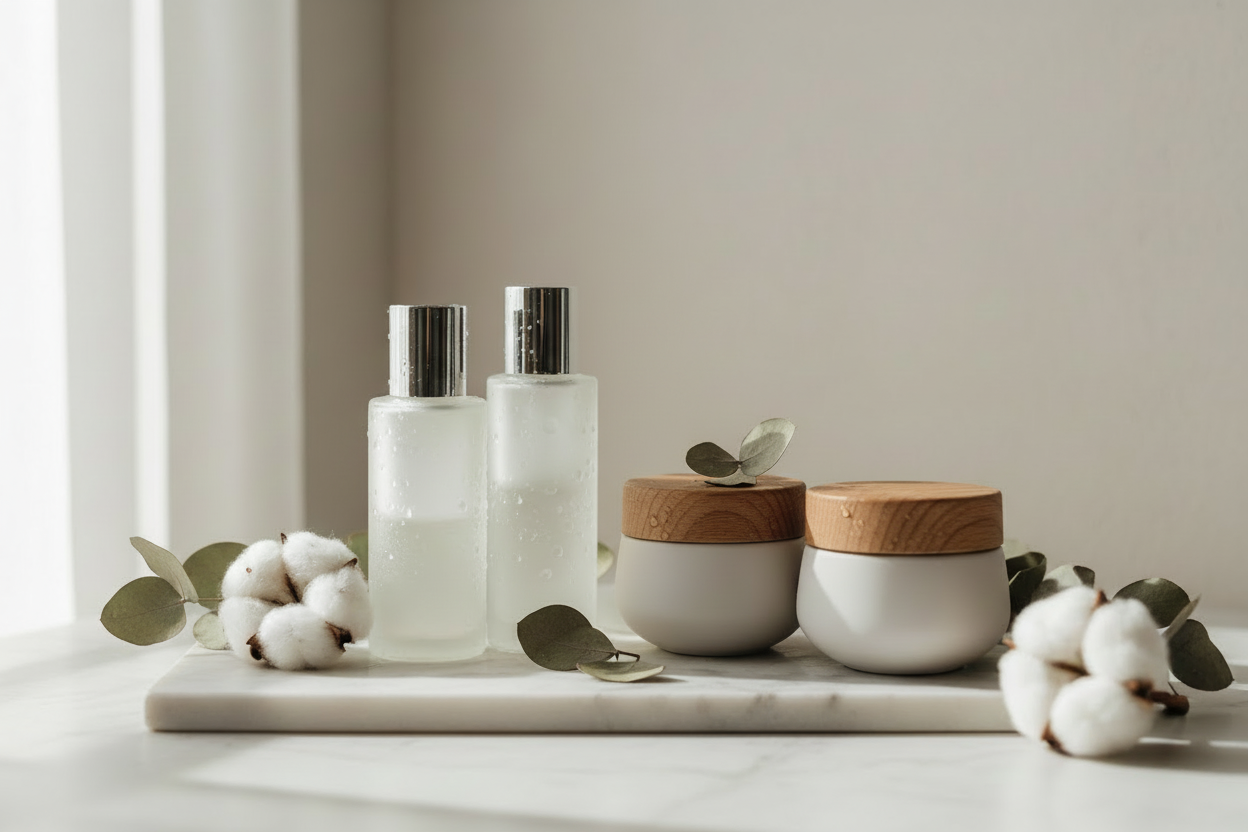 Clean aesthetic skincare